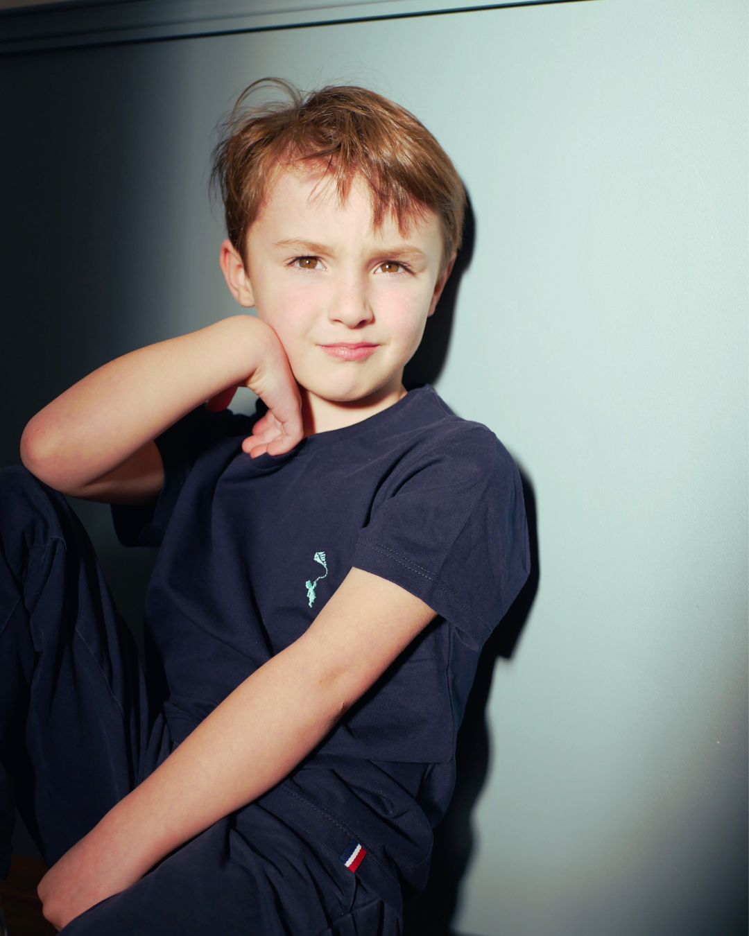 Teeshirt logo brodé enfant
