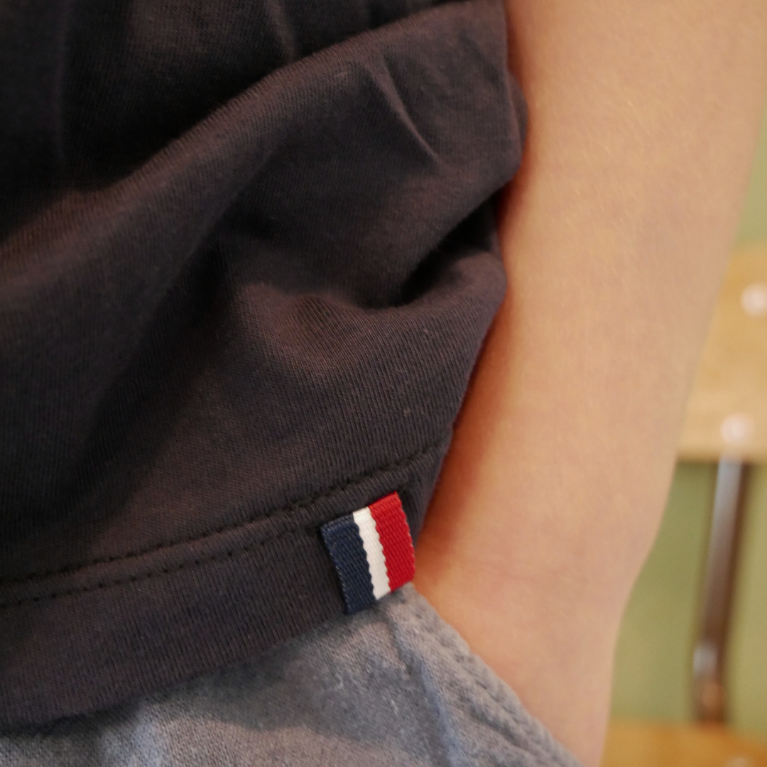 Teeshirt logo brodé enfant